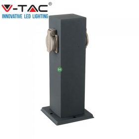 V-TAC kültéri elosztó oszlop 2db aljzattal - SKU 8820