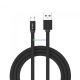 V-TAC fekete, USB - Micro USB 1m hálózati kábel - SKU 8494
