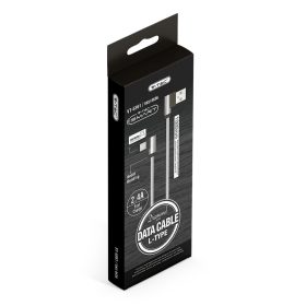   V-TAC szürke, USB - Micro USB 1m hálózati kábel - SKU 8636
