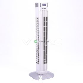   V-TAC 55W ventilátor, digitális kijelzővel, távirányítóval - SKU 7900