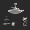 V-TAC 35W mennyezeti ventilátor, változtatható színhőmérséklettel - SKU 7929