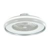 V-TAC 45W mennyezeti ventilátor, változtatható színhőmérséklettel, szürke díszcsíkkal - SKU 217935