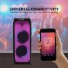 V-TAC Soundor 100W Bluetooth hangszóró LED világítással - SKU 8982