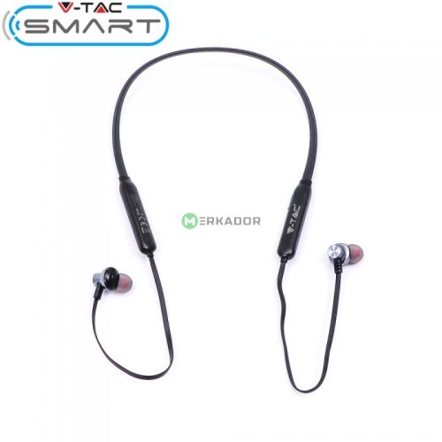 V-TAC Bluetooth headset, fekete - SKU 7710