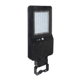   V-TAC napelemes utcai LED lámpa, térvilágító lámpatest 40W természetes fehér - SKU 5503