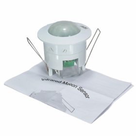   V-TAC süllyeszthető, infravörös mozgásérzékelő 360°, fehér, OVERRIDE funkcióval - SKU 1356