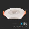V-TAC PRO billenthető, süllyeszthető 7W LED spot panel kerek, természetes fehér - SKU 23183
