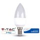 V-TAC 5.5W E14 meleg fehér LED gyertya égő - SKU 171