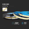 V-TAC DC24V COB LED szalag IP20, 512 db/m hideg fehér - SKU 2651