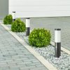 V-TAC kültéri, mozgásérzékelős fekete állólámpa, 45 cm, E27 foglalattal - SKU 8985