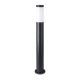 V-TAC kültéri, rozsdamentes acél, fekete állólámpa, 80 cm, E27 foglalattal - SKU 8978