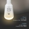 V-TAC szolár 7W LED izzó, beépített akkumulátorral, változtatható színhőmérséklettel - SKU 2857