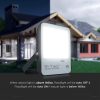 V-TAC LED reflektor 100W meleg fehér 100 Lm/W, beépített alkonykapcsolóval - SKU 20175