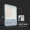 V-TAC LED reflektor 100W meleg fehér 100 Lm/W, beépített alkonykapcsolóval - SKU 20175