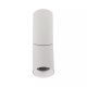 V-TAC GU10 LED forgatható falon kívüli lámpatest, fehér, tartozék GU10 foglalattal, 20 cm - SKU 8946