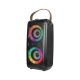 V-TAC Soundor 20W Bluetooth hordozható hangszóró LED világítással, 2x3 inch - SKU 6664