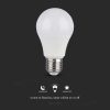 V-TAC 8.5W E27 alkonykapcsolós A60 LED égő, meleg fehér - SKU 214459
