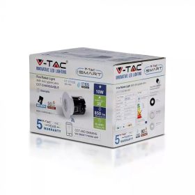   V-TAC SMART tűzálló 10W spot lámpa, cserélhető fejjel, állítható színhőmérséklettel - SKU 1424