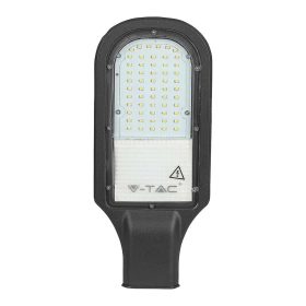   V-TAC utcai LED lámpa, térvilágító ledes lámpatest 30W hideg fehér - SKU 21538