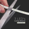 V-TAC LED szalag IP65 SMD 3528 chip 60 db/m hideg fehér - SKU 212031