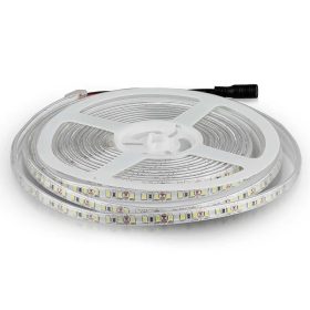   V-TAC LED szalag IP65 SMD 3528 chip 120 db/m meleg fehér, 100 Lm/W - SKU 212038