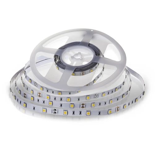 V-TAC LED szalag IP20 SMD 5050 chip 30 db/m meleg fehér - SKU 212135