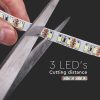 V-TAC LED szalag IP20 SMD 2835 chip 168 db/m természetes fehér, 140 Lm/W - SKU 212597