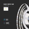 V-TAC LED szalag IP20 SMD 2835 chip 168 db/m természetes fehér, 140 Lm/W - SKU 212597