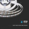 V-TAC LED szalag IP20 SMD 2835 chip 168 db/m természetes fehér, 140 Lm/W - SKU 212597