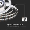 V-TAC LED szalag IP20 SMD 2835 chip 168 db/m természetes fehér, 140 Lm/W - SKU 212597