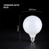 V-TAC CREE LED 22W E27 természetes fehér G120 LED égő - SKU 21200226
