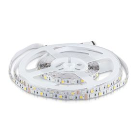   V-TAC LED szalag IP20 SMD 5050 chip 60 db/m RGB + hideg fehér - SKU 212159