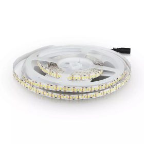   V-TAC LED szalag IP20 SMD 2835 chip 204 db/m meleg fehér, 100 Lm/W - SKU 212461