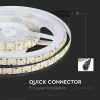 V-TAC LED szalag IP20 SMD 2835 chip 204 db/m természetes fehér, 100 Lm/W - SKU 212462