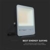 V-TAC LED reflektor 50W természetes fehér, fekete házzal, 157 Lm/W - SKU 20451