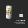 V-TAC G4 LED égő 12V 3,2W természetes fehér - SKU 21132