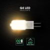 V-TAC G4 LED égő DC12V 1,1W meleg fehér - SKU 24027