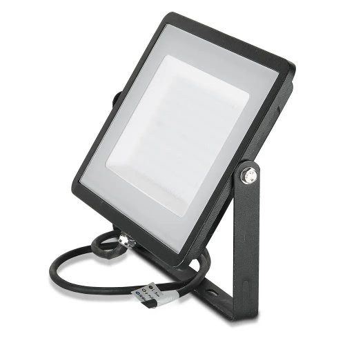 V-TAC LED reflektor 100W természetes fehér Samsung chip, fekete házzal - SKU 21413