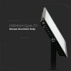 V-TAC LED reflektor 100W természetes fehér Samsung chip, fekete házzal - SKU 21413