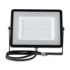 V-TAC LED reflektor 100W természetes fehér Samsung chip, fekete házzal - SKU 21413