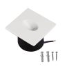 V-TAC 3W beltéri COB LED lépcsővilágítás, szögletes, meleg fehér, 90 Lm/W - SKU 211209