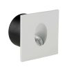V-TAC 3W beltéri COB LED lépcsővilágítás, szögletes, meleg fehér, 90 Lm/W - SKU 211209