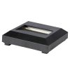 V-TAC 2W fekete LED lépcsővilágítás, szögletes, IP65, természetes fehér - SKU 211322
