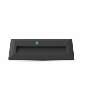   V-TAC 3W fekete LED lépcsővilágítás, IP65, meleg fehér - SKU 211329