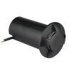 V-TAC 1W DC12V kültéri, 4 irányú talajlámpa, fekete, IP67, meleg fehér - SKU 211470