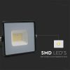 V-TAC E-széria LED reflektor 20W meleg fehér, fekete házzal - SKU 215946
