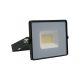 V-TAC E-széria LED reflektor 20W hideg fehér, fekete házzal - SKU 215948