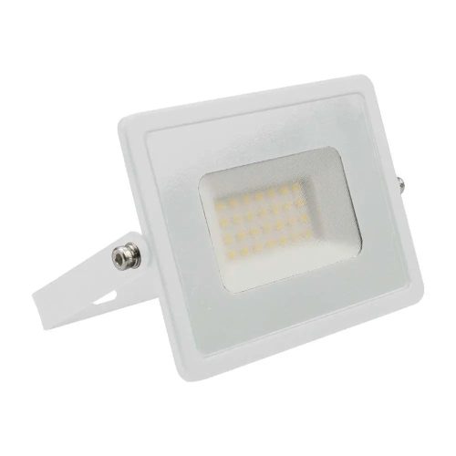 V-TAC E-széria LED reflektor 30W meleg fehér, fehér házzal - SKU 215955