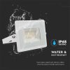 V-TAC E-széria LED reflektor 30W meleg fehér, fehér házzal - SKU 215955