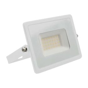   V-TAC E-széria LED reflektor 30W hideg fehér, fehér házzal - SKU 215957